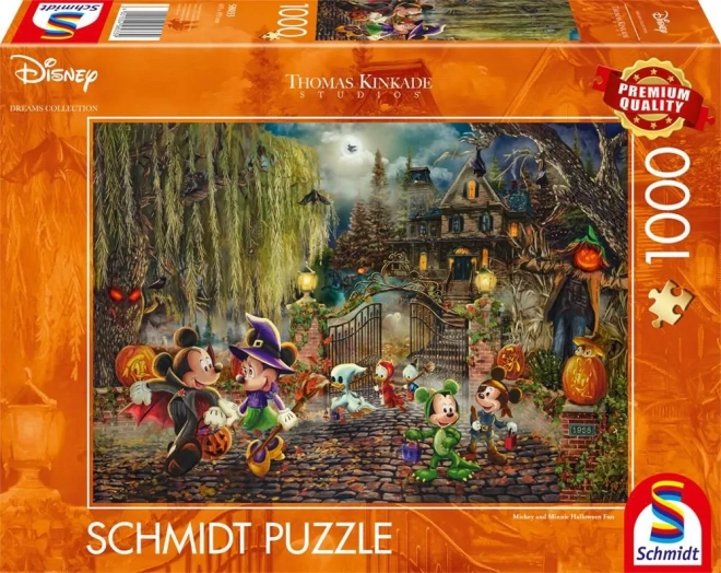 Puzzle Disney: Mickey in Minnie na Halloween 1000 kosov