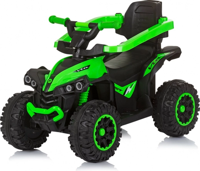 Poganjalec s palico za vodenje in streho ATV zeleno