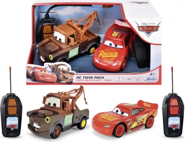 RC avtomobila Strela McQueen in Dajzar Twin Pack 1:32, 14 cm, 1 kanal