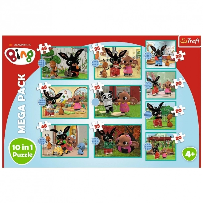 Mega Paket Sestavljanka Bing 10v1
