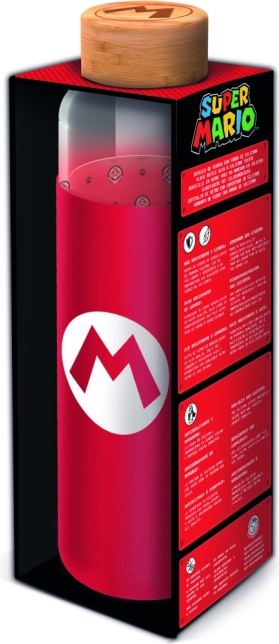 Steklenica iz stekla z ovitkom 585 ml – SUPER MARIO