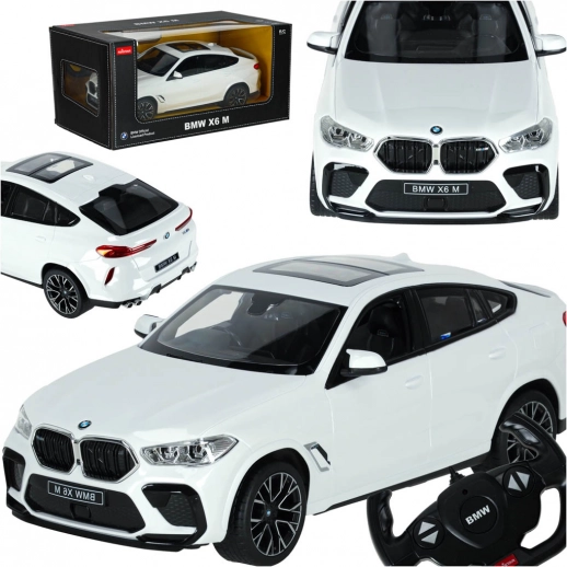 Daljinsko vodeni avto BMW X6 M 1:14 bel