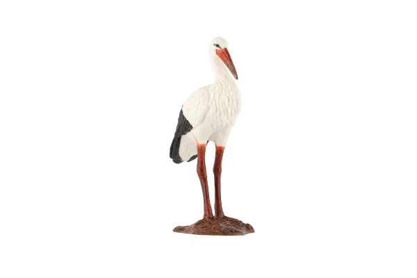 beli štorklja plastični 9cm v vrečki