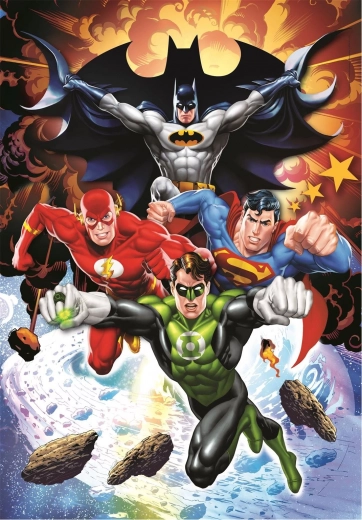 Sestavljanka CLEMENTONI DC COMICS: V boj! 104 kosov