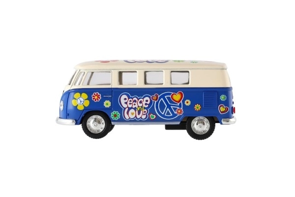 Avtobus Kinsmart VW Klasičen kov/plast 13cm na vzmetni pogon