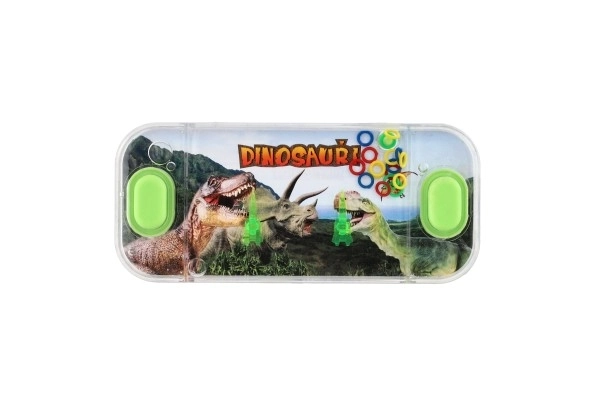 Vodna igra možganska uganka 15,5x7cm plast dinozaver 4 vrste 24kos v škatli