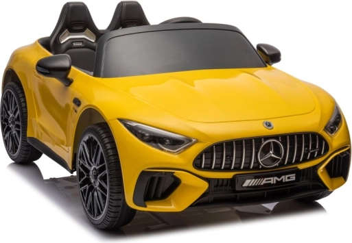 Otroški električni avto MERCEDES AMG SL63 – rumen, lakiran