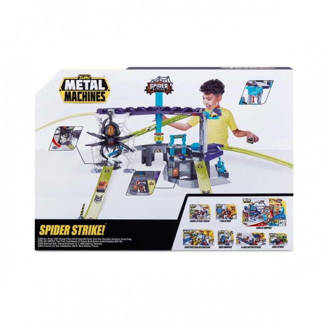 Steza za avtomobile ZURU Metal Machines: Napad Pajka