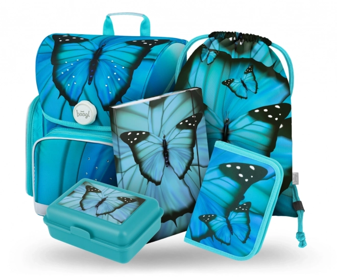 Šolski set BAAGL Ergo Butterfly