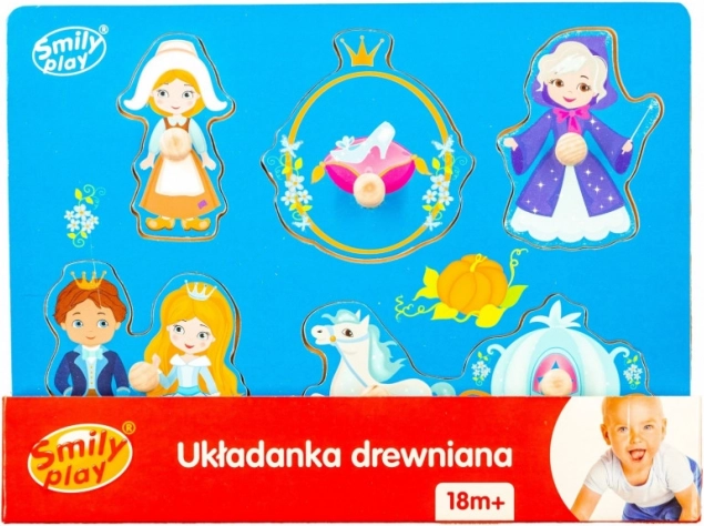 Lesena vstavljanka Pepelka