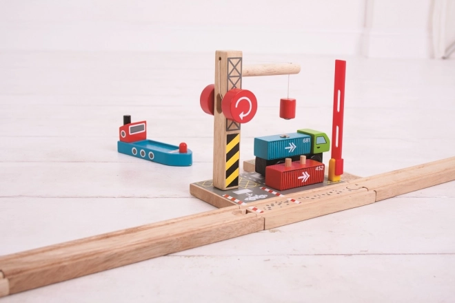Bigjigs Rail Kontejnersko prekladišče