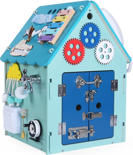 Aktivnostna hiška za otroke 2Kids Toys – Modra