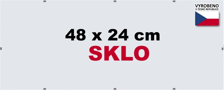 Euroclip okvir 48 × 24 cm (steklo)
