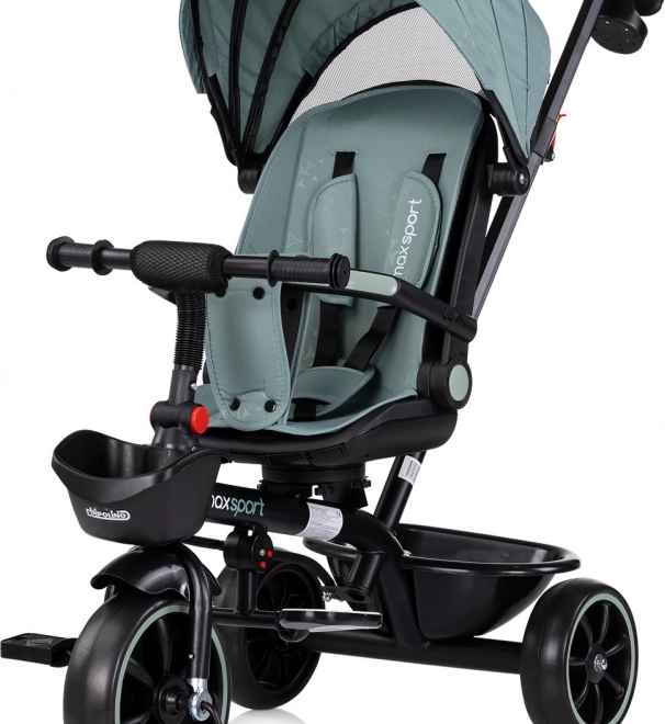 Tricikel z nadstreškom 2v1 Chipolino Max Sport Basil