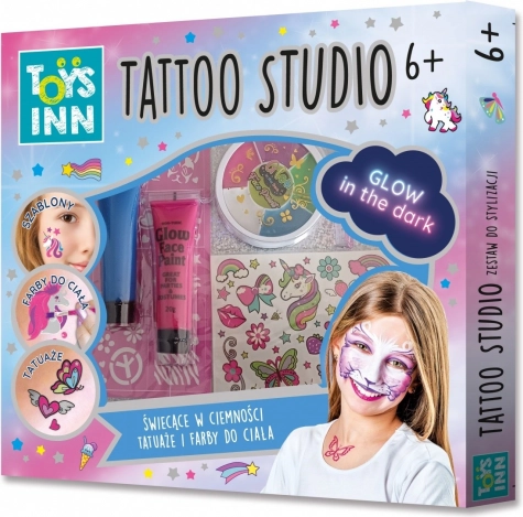 Komplet Tattoo Studio tetoviranje in barve za obraz