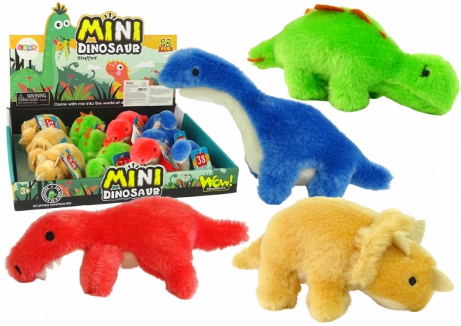 Mini plišasta figurica dinozavrov 4 vrste
