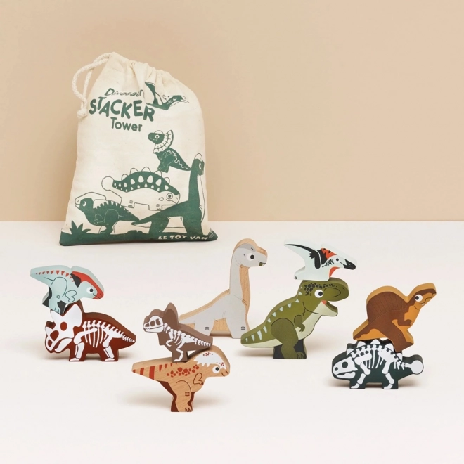 Zložljivi stolp dinozavri od Le Toy Van