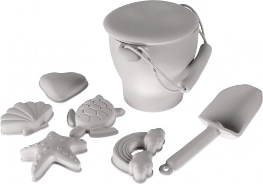 Silikonski set za pesek, Dove Grey