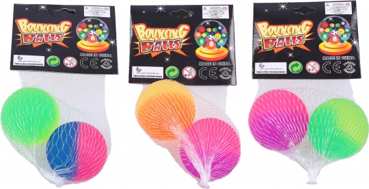 Barviti skakalni hopiji 4 cm - pakiranje 2 kosa