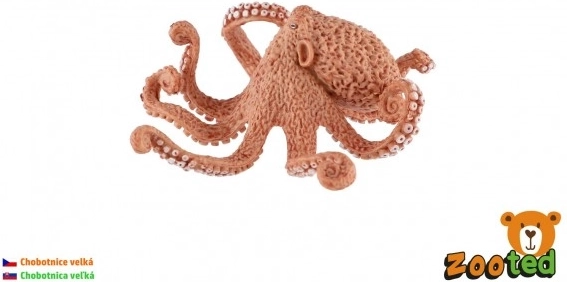 Realistična figurica hobotnice 11 cm plast