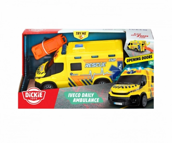 Otroška reševalno vozilo Iveco Daily Ambulance 18 cm