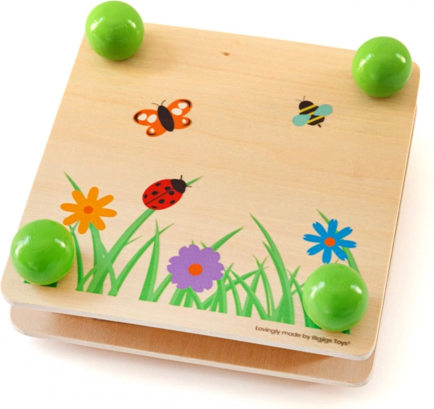 Lesena stiskalnica za cvetje Bigjigs Toys