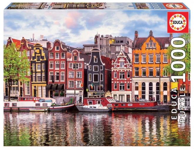 EDUCA Sestavljanka Plesoče hiše, Amsterdam 1000 kosov