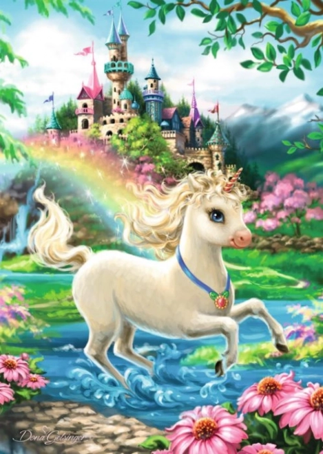 Sestavljanka grad z enorogom RAVENSBURGER 35 delov