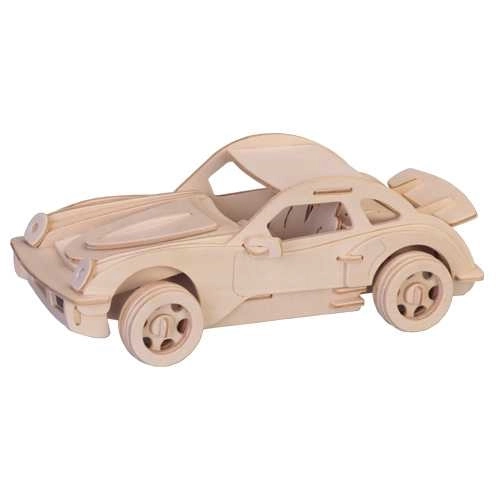 Woodcraft Lesena 3D sestavljanka velika Porsche