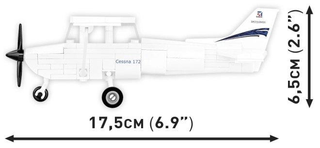 Cobi gradbeni set Cessna 172 Skyhawk 160 kock bel