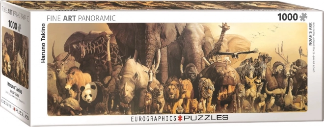 Panoramski puzzle Noetova barka 1000 kosov