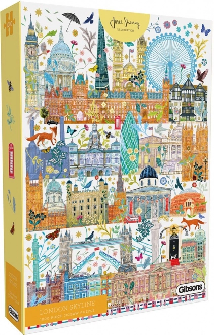GIBSONS Sestavljanka Londonska panorama 1000 kosov