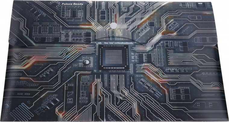 Dizajn »Future Ready« z motivom matične plošče