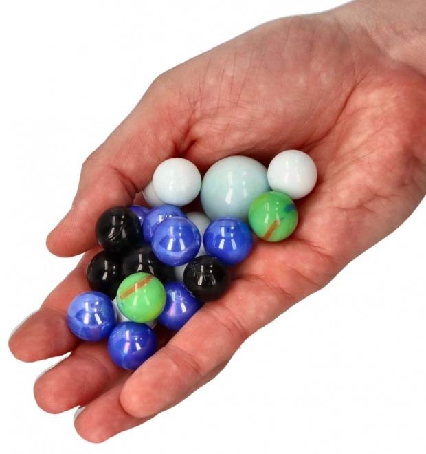 Steklene frnikole Marbles 21 kosov - Marmorirane frnikole