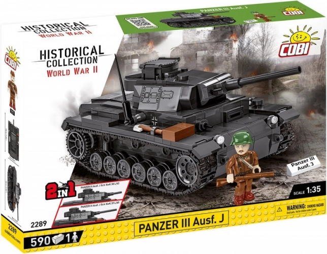 Stavebnica COBI Historical Collection WWII Panzer III Ausf. J – 590 kosov