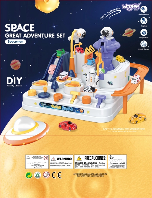 Interaktivna dirka za avtomobile Astronavtova pustolovščina