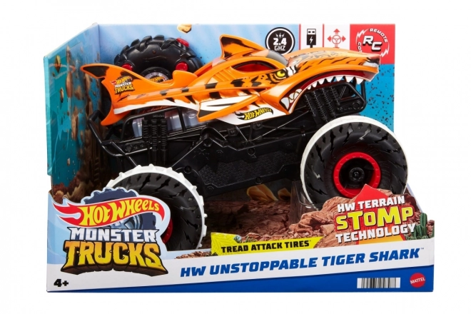 Hot Wheels RC Pošastni Tovornjak Tigrov Morski Pes