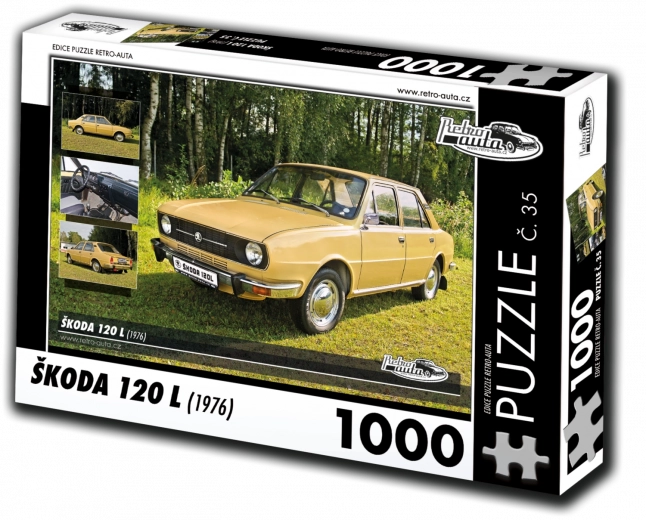 Sestavljanka Retro-avtomobili Škoda 120 L (1976) – 1000 koščkov