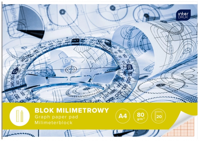 Milimetrski blok A4 - 20 listov