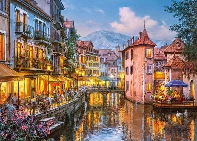 Cherry Pazzi puzzle Večer v Annecyju 1000 kosov
