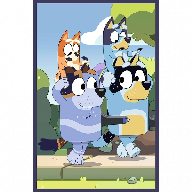 Puzzle 3x50 Družina Bluey