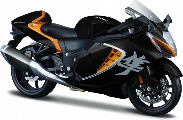 Model motocikla Suzuki Hayabusa 2022 s podstavkom 1:12