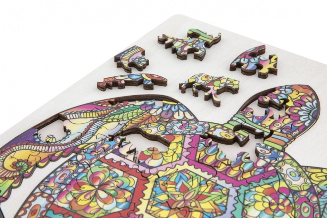 MOXY Obrysov puzzle želva 130 delov