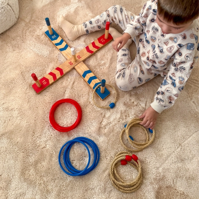 Lesena igra Ring Cross od Tooky Toy