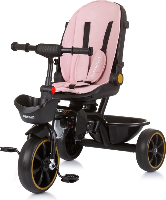 Trikolesnik s streho Max Sport 2v1 Flamingo