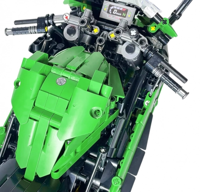 Komplet športni motocikel zelen 2304 kosov