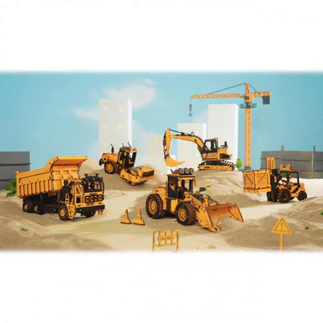 RoboTime lesene 3D puzzle - Bager