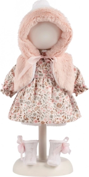 Obleka za punčko Llorens Nicole, 35 cm – komplet 6 delov