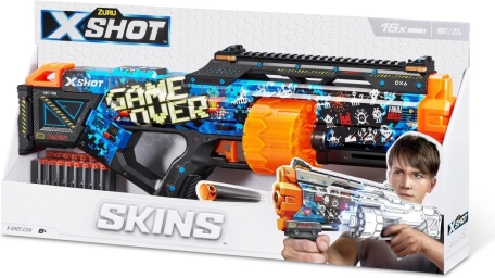 ZURU X-Shot Skins Last Stand – pištola za penaste naboje (16 puščic)