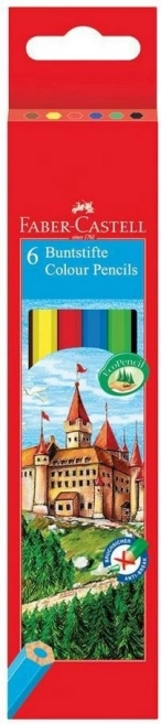 Barvice FABER-CASTELL, komplet 6 barv